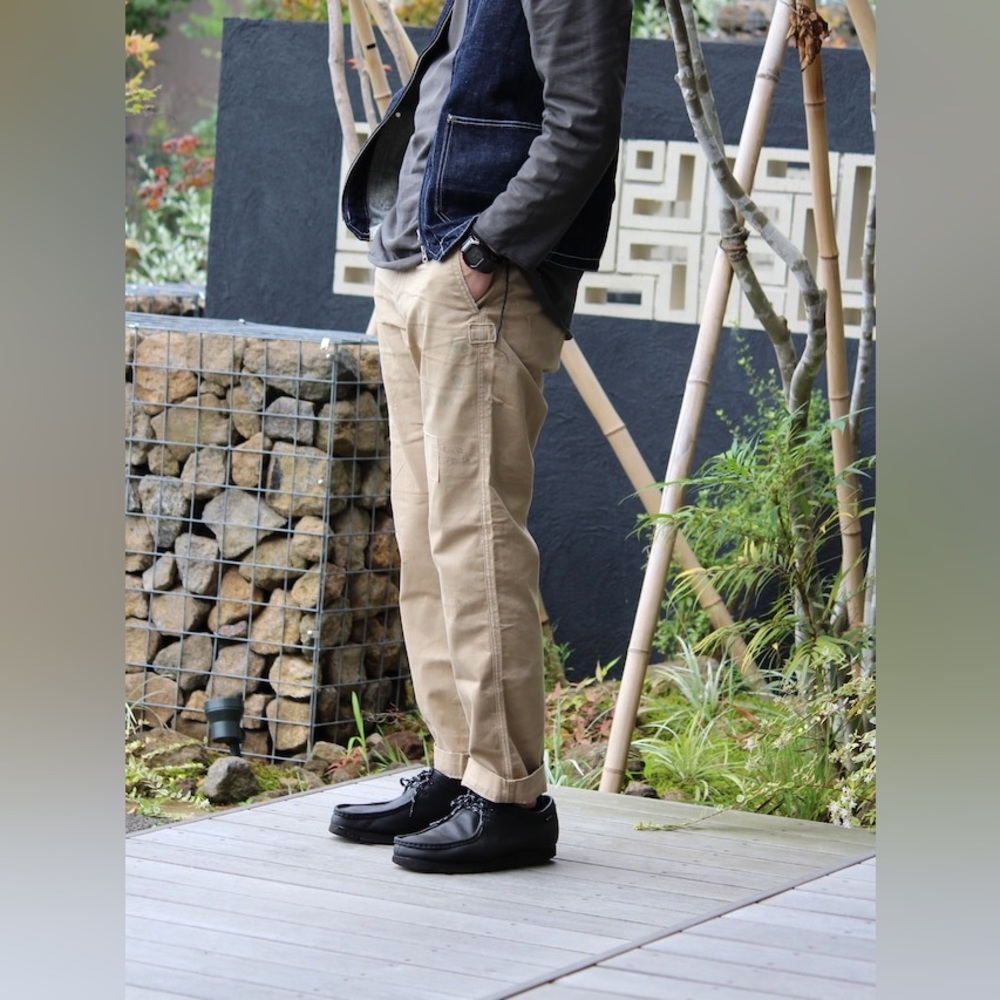 RARE POLO‎ RALPH LAUREN【DISTRESSED STRAIGHT-LEG CHINOS】 KHAKI PANTS - Picture 9 of 14